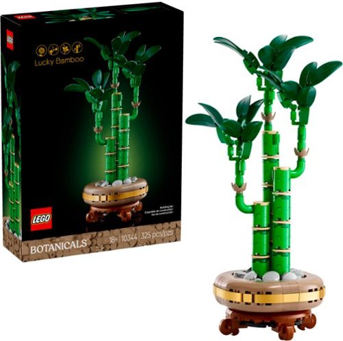 LEGO Botanicals Lucky Bamboo Building Set for Adults, Decor for Home or Office 10344
