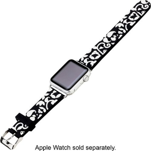  French Bull - Replacement Band for Apple Watch™ 38mm - Black/White