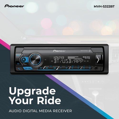 Pioneer In-dash Bluetooth Audio Digital Media (ADM) Receiver - Black BUY IN MIDDLE EAST