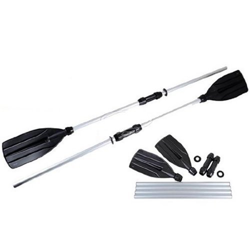 Bestway Sectional Aluminum Oars, 57 Inches - Silver WORLDWIDE DELIVERY
