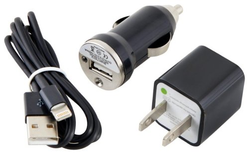  UltraLast - Vehicle and Wall Chargers for Select Apple® Devices - Black
