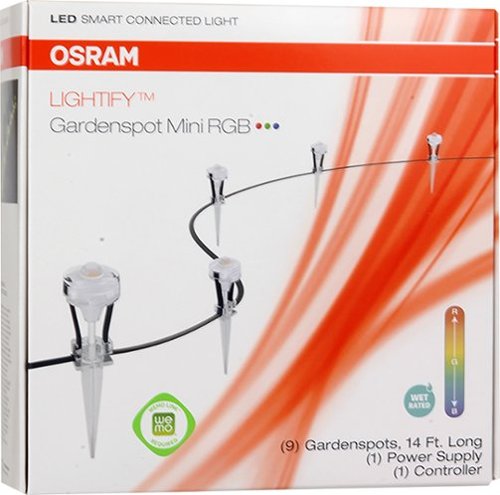  OSRAM - LIGHTIFY LED GardenSpot Mini RGB Smart Outdoor Lighting - Multicolor