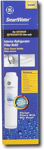 Slim Replacement Water Filter for GE Refrigerators - White