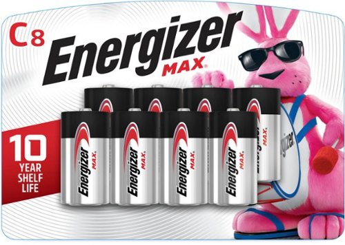 Energizer - MAX C Batteries (8 Pack), C Cell Alkaline Batteries