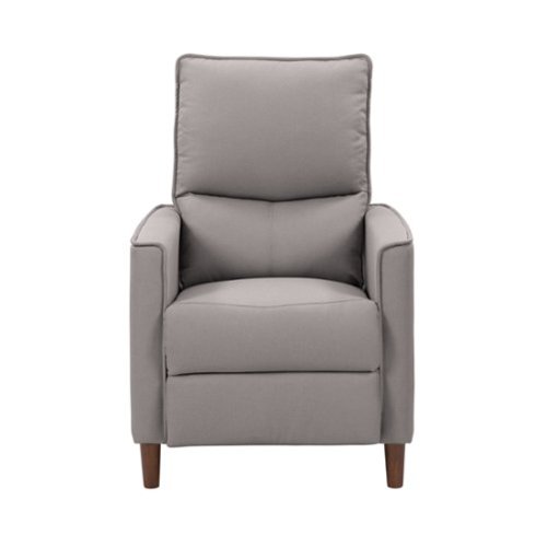 CorLiving - Alder Manual Fabric Recliner - Light Grey