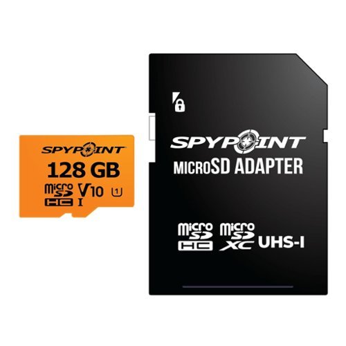 Spypoint 128GB Class 10 UHS I Micro SD Card for Trail Cameras