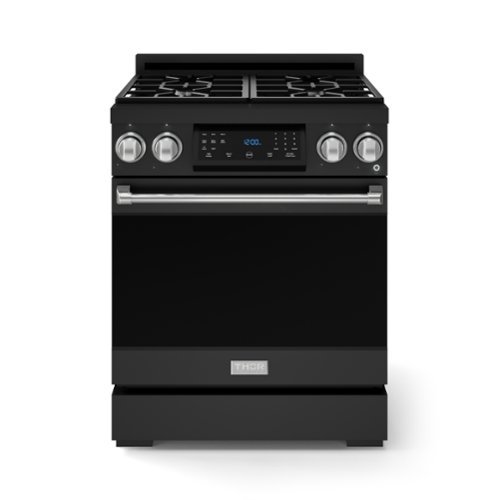 Gordon Ramsay Series by Thor Kitchen 4.55 Cu. Ft Freestanding Liquid Propane Gas Range with Stainless Steel Hardware - Black