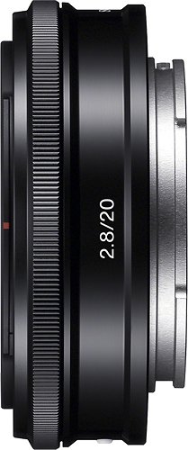 Sony - 20mm f/2.8 E-Mount Wide-Angle Lens - Black