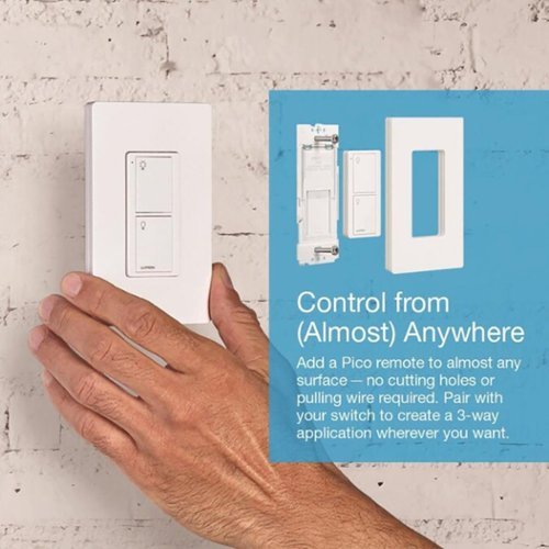 Lutron Caseta Smart Switch Kit with Remote 3-Way (2 Points of Control) - White WHERE TO BUY
