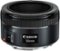 Canon - EF50mm F1.8 STM Standard Prime Lens for EOS DSLR Cameras - Black-Front_Standard 