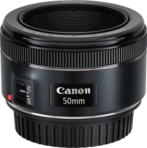 Canon EF50mm F1.8 STM Standard Prime Lens for EOS DSLR Cameras - Black GLOBAL SHIPPING