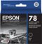 Epson - 78 Standard Capacity Ink Cartridge - Black-Front_Standard