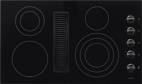 Frigidaire - 36" Built-In Electric Cooktop - Black-Front_Standard 
