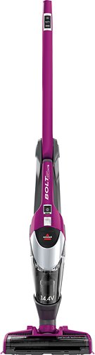  BISSELL - BOLT XRT Bagless Cordless 2-in-1 Pet Handheld/Stick Vacuum - LaBamba Pink/Silver