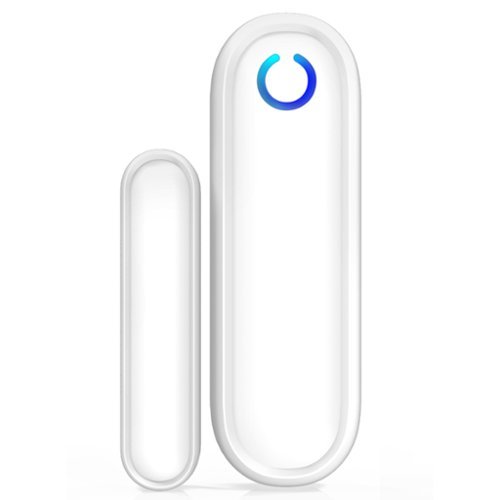 Fosmon - 1 Pack WaveLink Add-On Door Contact Sensor Unit (No Receiver) - White-Front_Standard 
