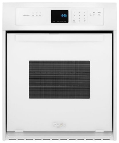 Whirlpool - 24" Built-In Single Electric Wall Oven - White
