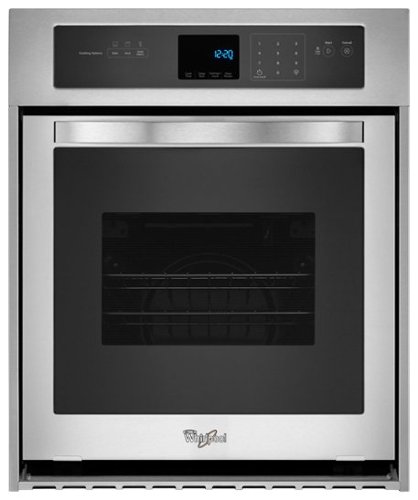 Whirlpool - 24" Built-In Single Electric Wall Oven - Stainless steel