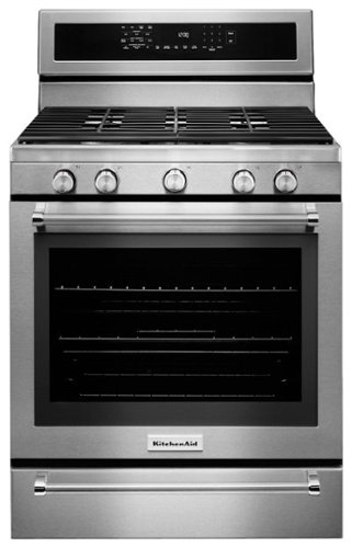  KitchenAid - 5.8 Cu. Ft. Self-Cleaning Freestanding Gas Convection Range