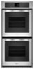 Whirlpool - 24" Built-In Double Electric Wall Oven - Stainless Steel-Front_Standard