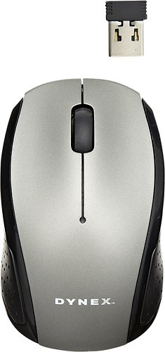  Dynex™ - Wireless Optical Mouse - Silver
