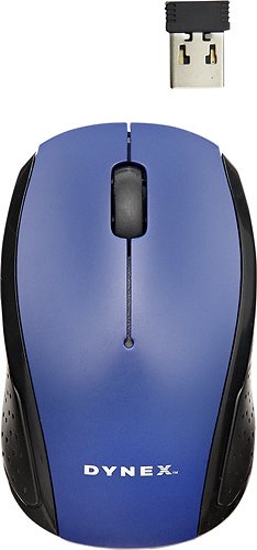  Dynex™ - Wireless Optical Mouse - Blue