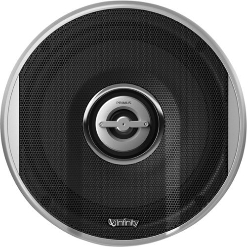  Infinity Mobile - Primus 6-1/2&quot; 2-Way Car Speakers with Plus One Woofer Cones (Pair) - Black