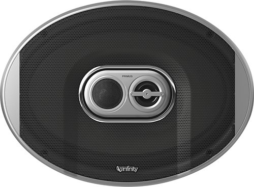  Infinity - Primus 6" x 9" 3-Way Car Speakers with Polypropylene Cones (Pair) - Black