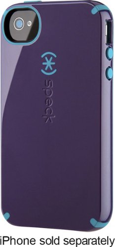  Speck - Candyshell Case for Apple® iPhone® 4 and 4S - Aubergine/Peacock