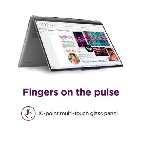 Lenovo Yoga 7 2-in-1 16 2K Touchscreen Laptop - AMD Ryzen 7 8840HS with 16GB Memory - 1TB SSD - Artic Grey GLOBAL SHIPPING