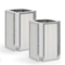 Medify Air - MA-50 Genuine HEPA H13 Replacement Filter - 2 pack - Silver-Front_Standard