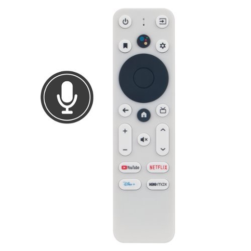 ALLIMITY - Voice Replacement Remote Control 100024646, Fit for Onn 4K UHD Stick TV Box 100026240 100024646 - Black-Front_Standard 