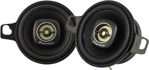 Pioneer - 2.75" - 2-way, 450 W Max Power, Carbon/Mica-reinforced IMPP™ cone, 16 PEI hard dome tweeter - Coaxial Speakers (pair) - Black