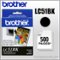 Brother - LC51BKS Standard-Yield Ink Cartridge - Black-Front_Standard