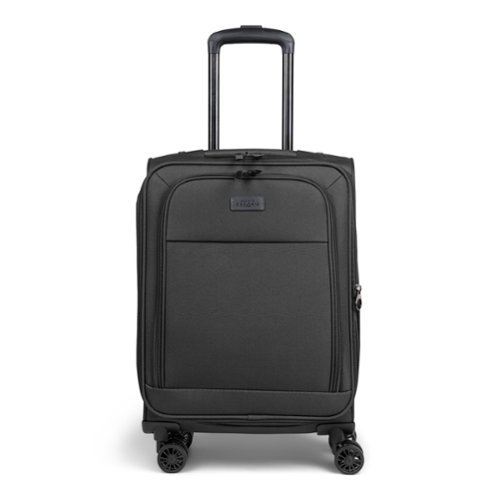 Photos - Luggage Bugatti  Reborn Carry on Suitcase - Black SLG7020BU-BLACK 