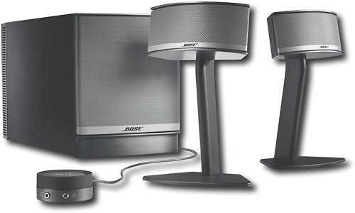  Bose - Companion® 5 Multimedia Speaker System (3-Piece) - Black