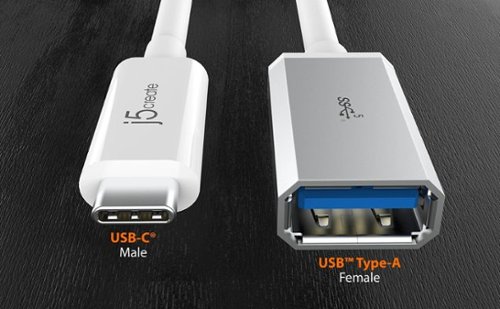  j5create - USB-C 3.1 to Type-A Adapter - White