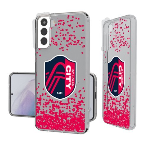 Keyscaper - MLS - St. Louis City SC Galaxy Confetti Clear Case - S24 - Multicolor-Front_Standard 