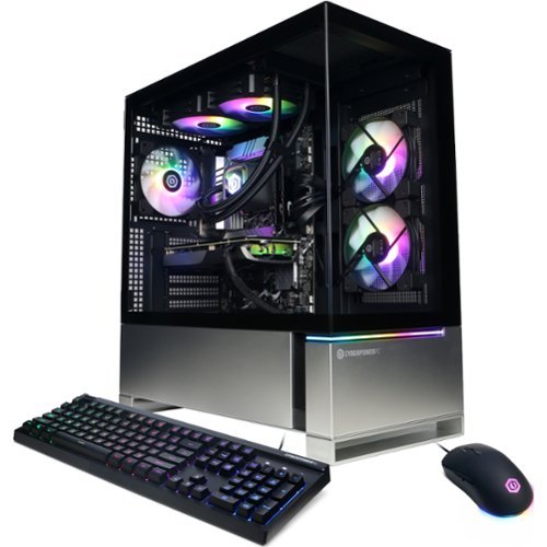 CyberPowerPC - Gamer Supreme Gaming Desktop - AMD Ryzen 7 8700F - 32GB Memory - NVIDIA GeForce RTX 4070 SUPER 12GB - 2TB SSD - Black-Front_Standard 