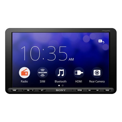 Sony - Mobile XAV-AX8100 8.95" Media Receiver with CarPlay, Android Auto & Weblink Cast - Black-Front_Standard 