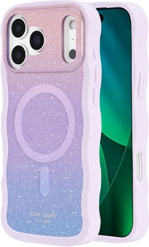 kate spade new york Wavy Case with MagSafe for Apple iPhone 17 Pro Max - Opal Glitter GLOBAL SHIPPING