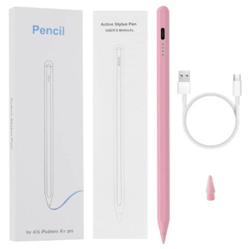 Home Collection - Pencil Pen Stylus For Apple iPad 6th 7th 8th 9th 10th Gen - Pink-Front_Standard 
