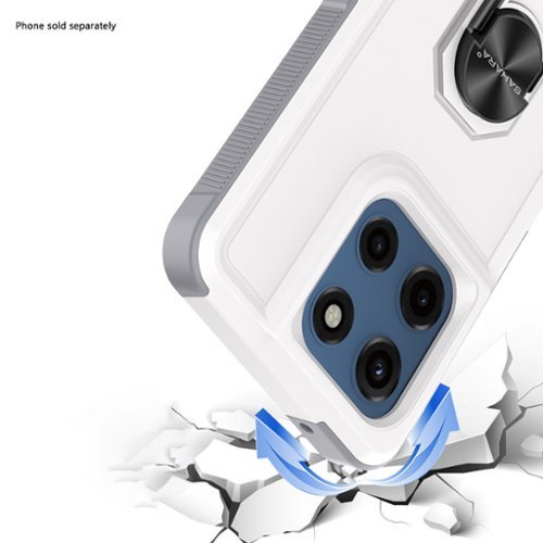 SaharaCase Raider Series Heavy Duty Case for Motorola G Stylus 5G (2025) - Fossil White HOW TO BUY