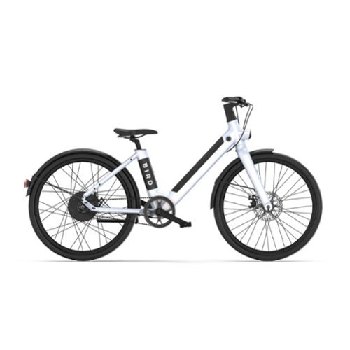 Bird - V-Frame eBike w/ 50mi Max Operating Range & 20 mph Max Speed - Glacier White-Front_Standard 