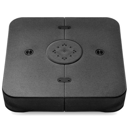 Best Choice Products - 330lb Capacity Fillable Heavy-Duty Outdoor Cantilever Umbrella Base w/ Easy-Fill Spouts - Black-Front_Standard 