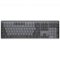 Logitech - MX Mechanical Wireless Keyboard w/Clicky Switches (Graphite) - Gray-Front_Standard