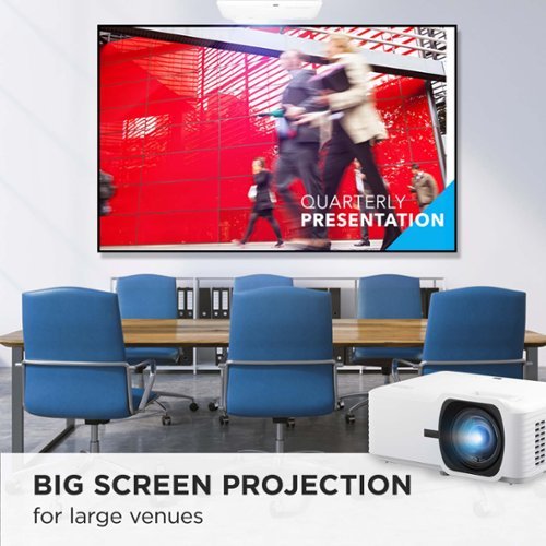 ViewSonic LS711HD 4000 Lumens 1080P Short Throw Laser Projector - White GLOBAL SHIPPING
