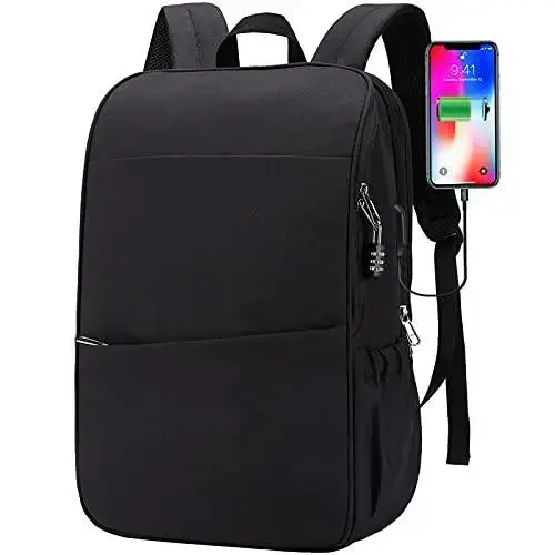Bronze Black-17 inch-Large Travel Backpacks