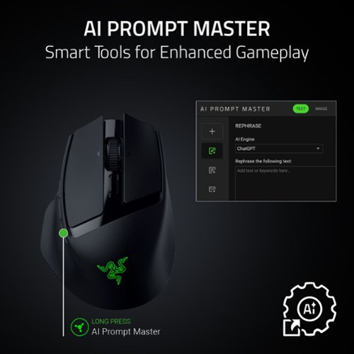 Razer Basilisk Mobile Optical Gaming Mouse - Wireless - Black HOW TO BUY