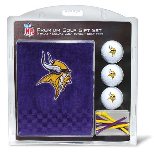 Team Golf - Minnesota Vikings Embroidered Golf Gift Set - Multicolor-Front_Standard 
