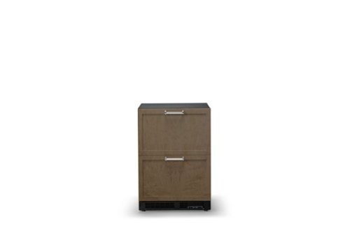 Viking - 24"W 5.0 Cu. Ft. Undercounter Mini Fridge Drawers Custom Panel - Custom Panel Ready-Front_Standard 